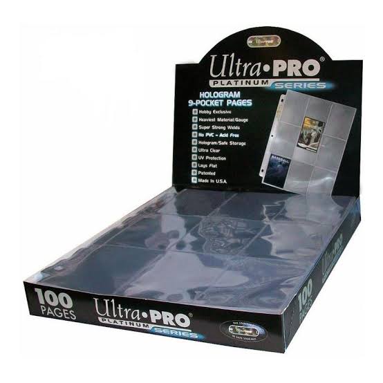 Ultra Pro 9 Espacios Binder Sleeves