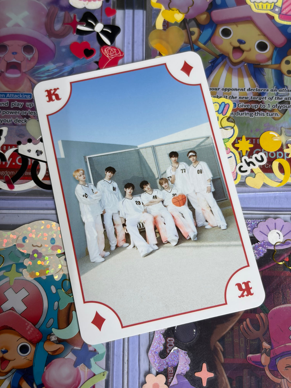 Kickflip My First Flip ver White Playing card