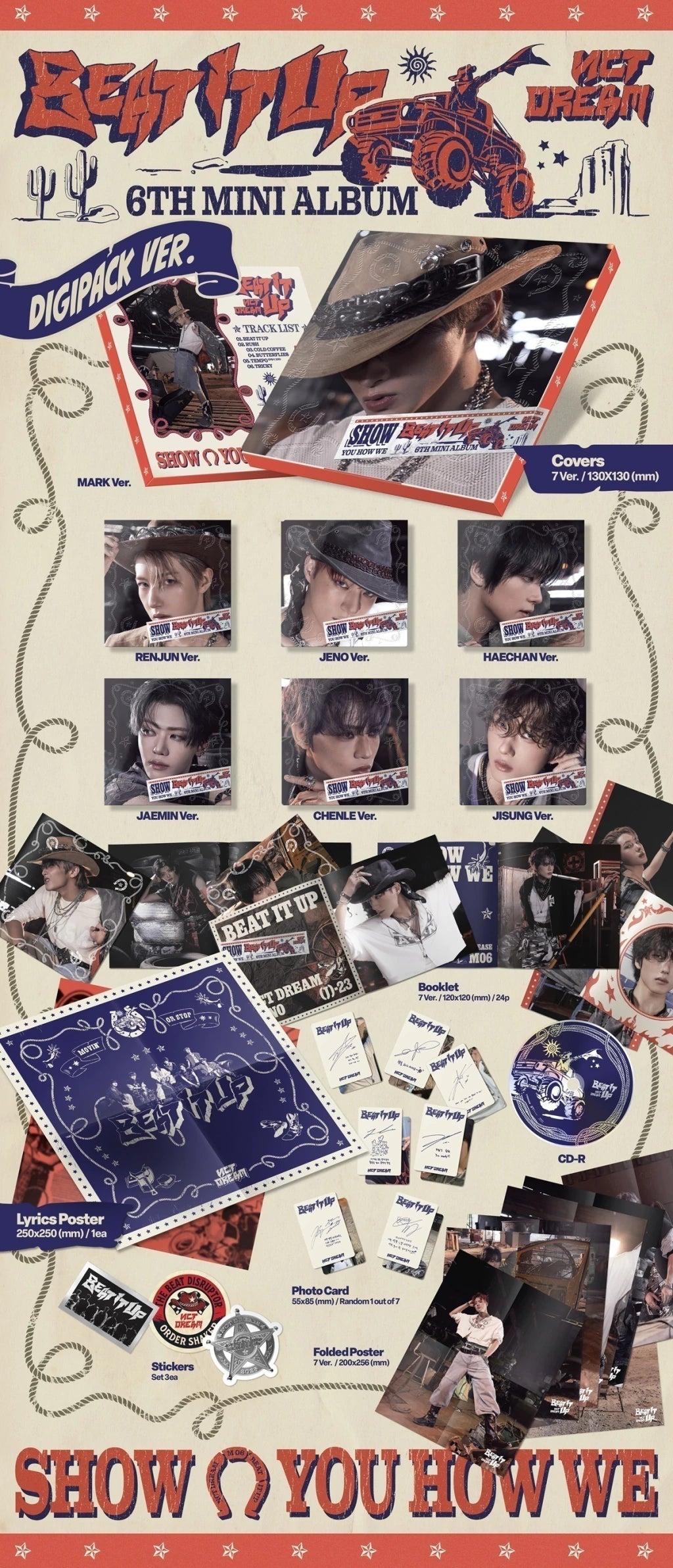NCT DREAM - Beat It Up ver DiggiPack SELLADOS