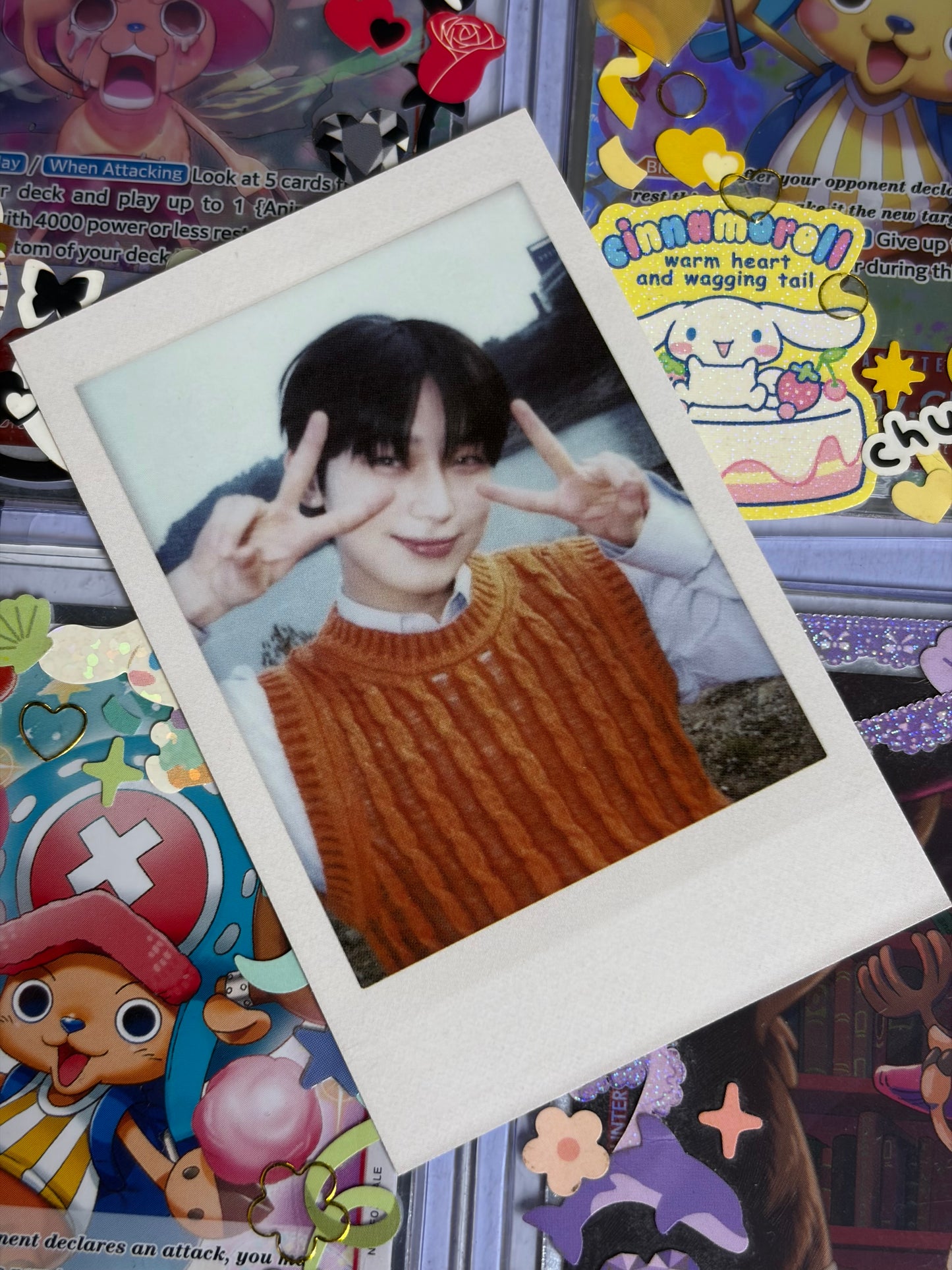 Sunoo Orange Blood Polaroid