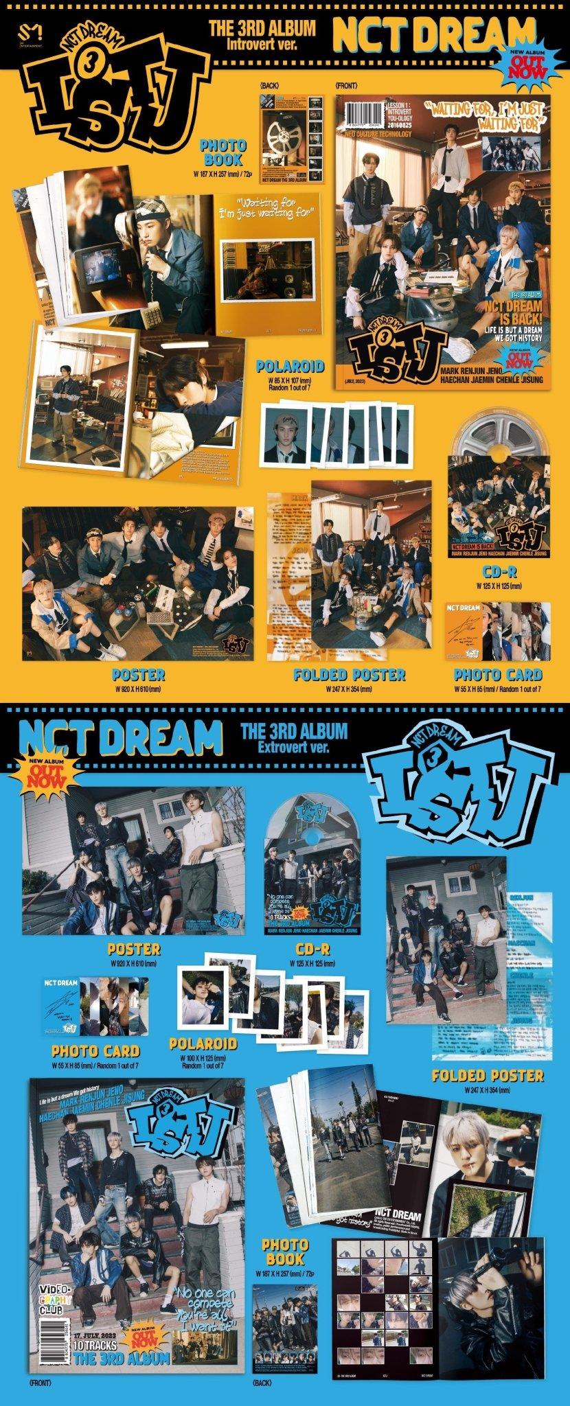 NCT DREAM - The 3rd Album ISTJ Ver. Photobook Sellados