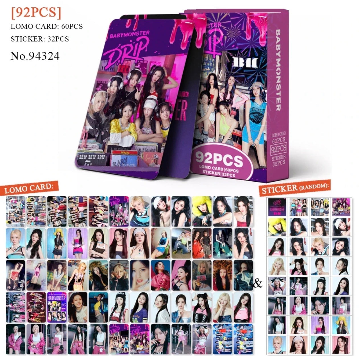 BabyMonster Lomocards