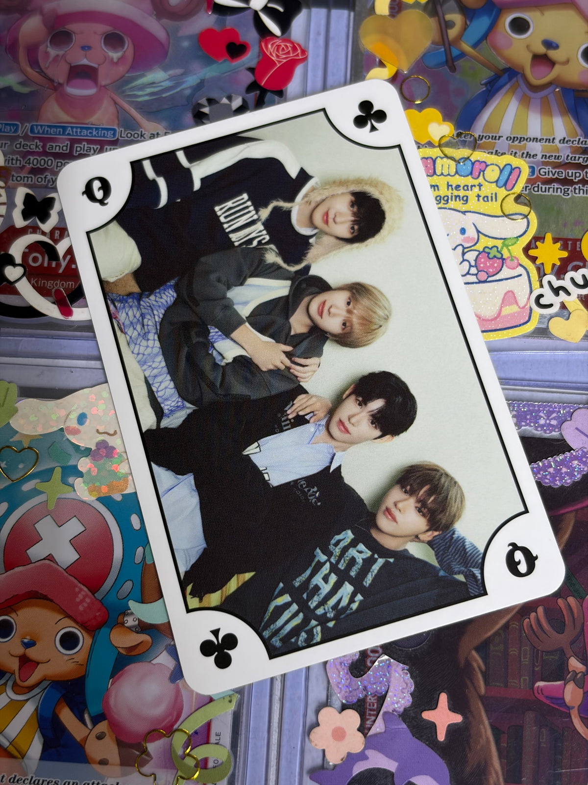 Kickflip My First Flip ver Black Playing card