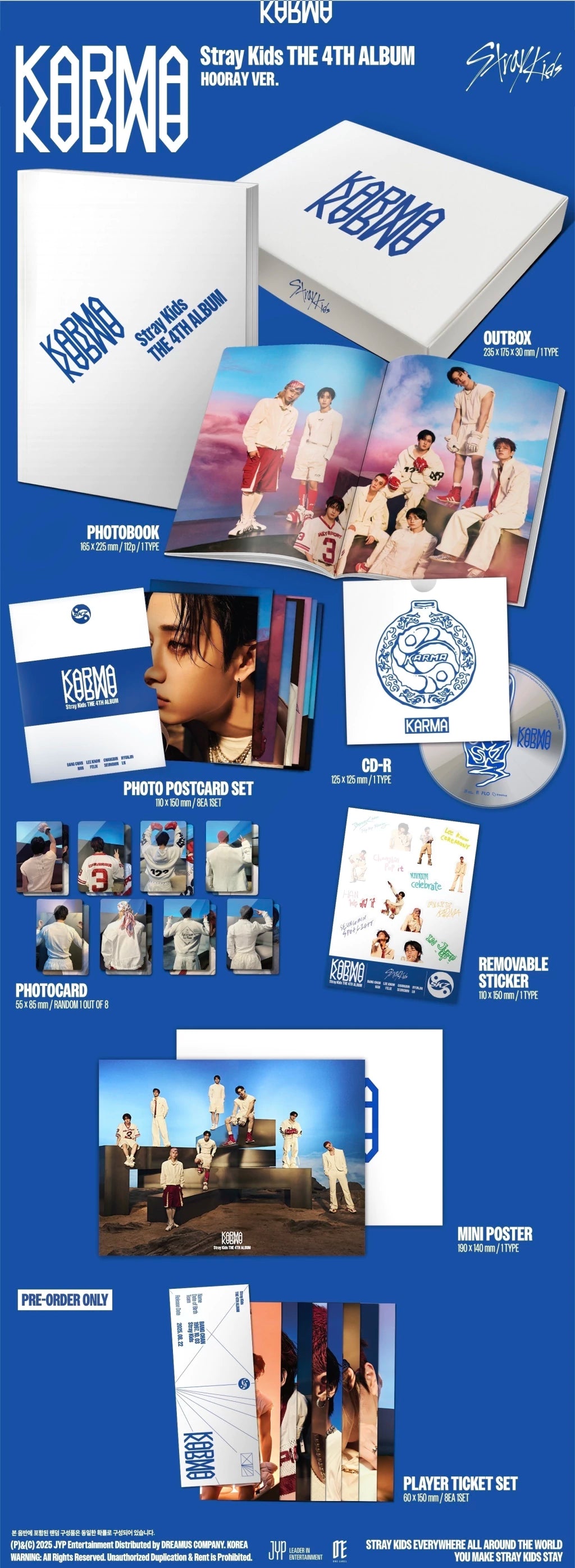Stray Kids - The 4th Full Album KARMA Sellado