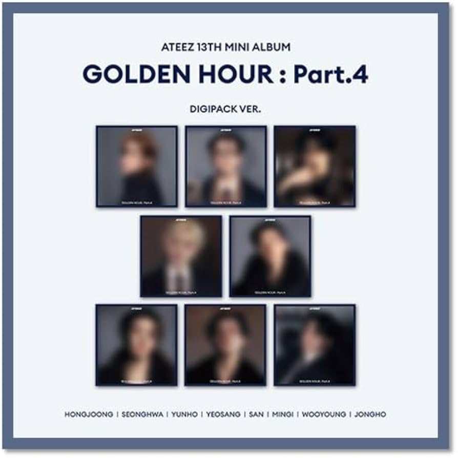 ATEEZ Golden Hour Pt.4 DiggiPack Sellados