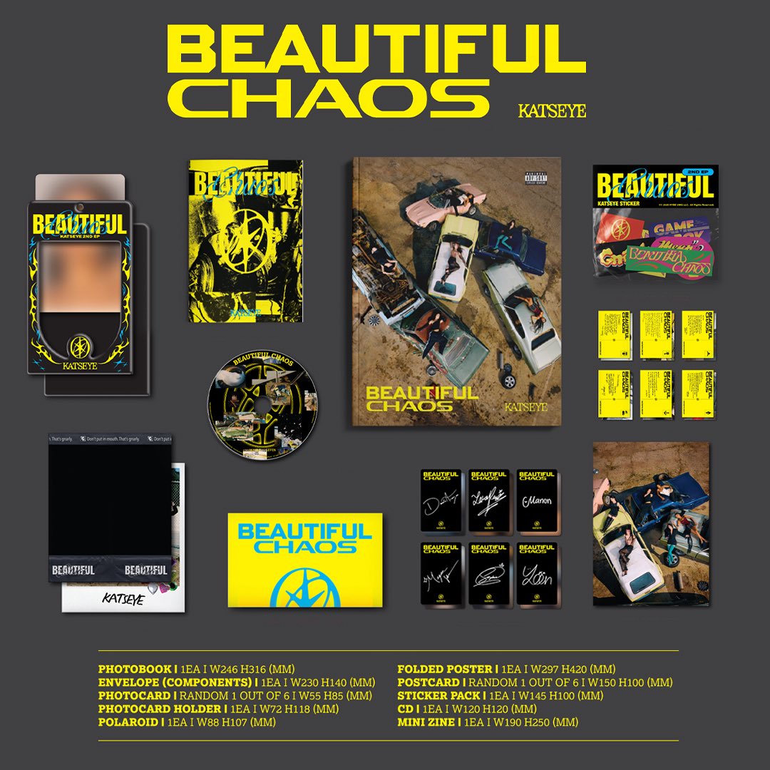 KATSEYE - Beautiful Chaos Sellados