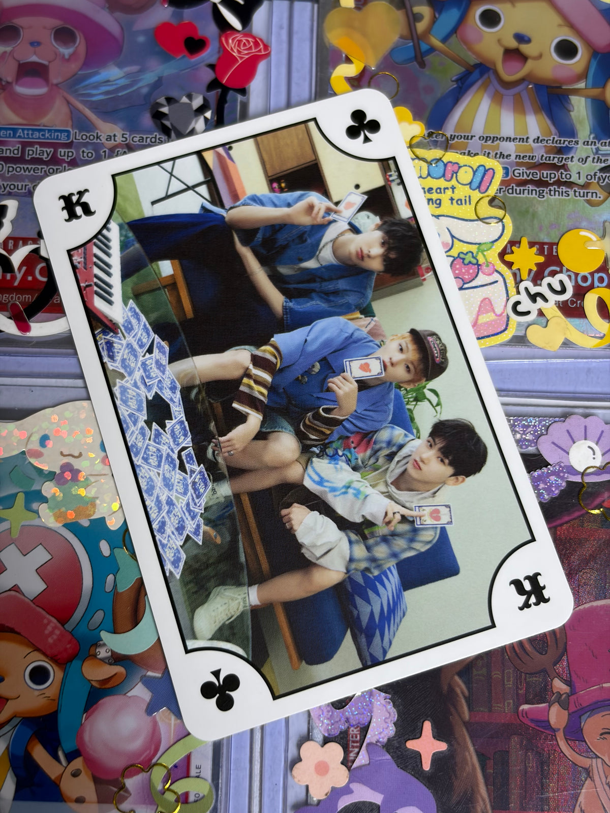 Kickflip My First Flip ver Black Playing card