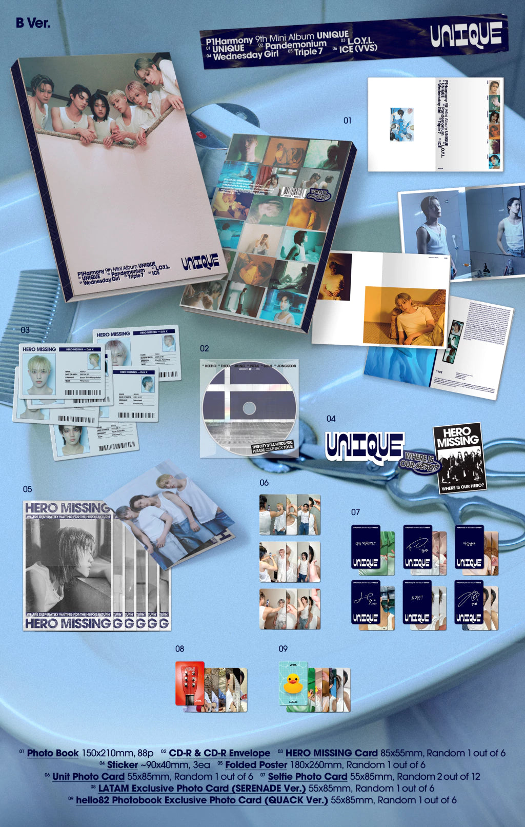 P1Harmony Uniqe Albumes Sellados