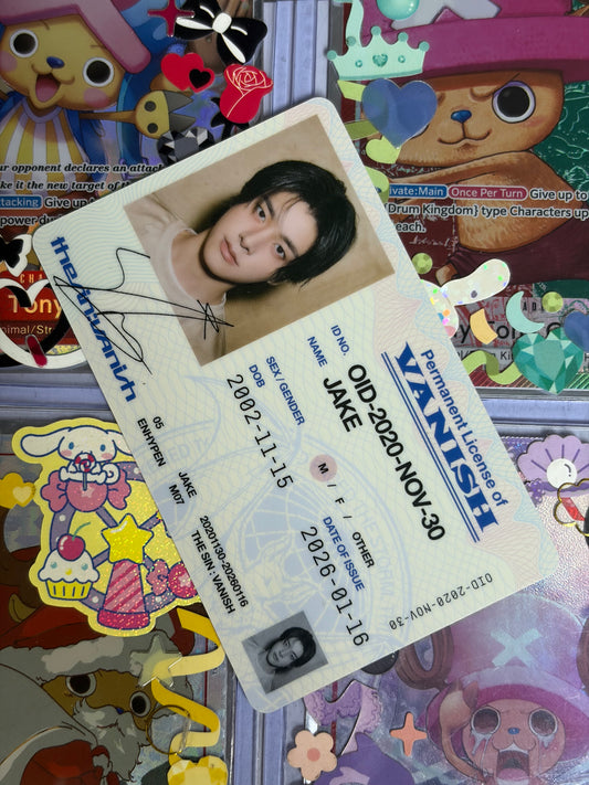 Jake The Sin : Vanish ver Fugitive ID