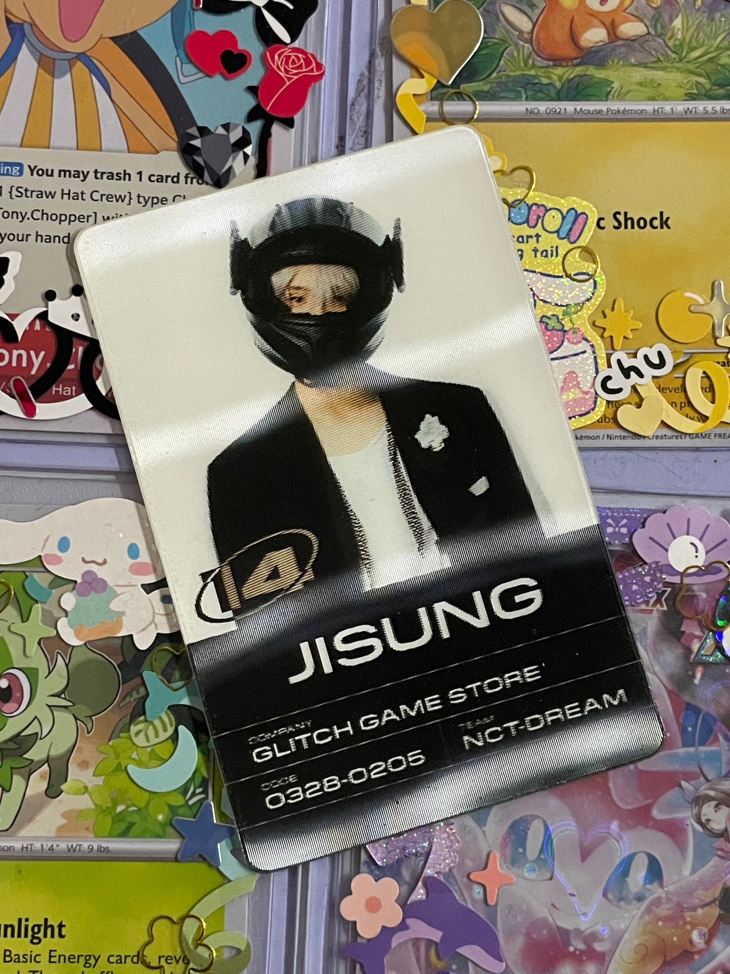 Jisung Glitch Mode Scratch lenticular