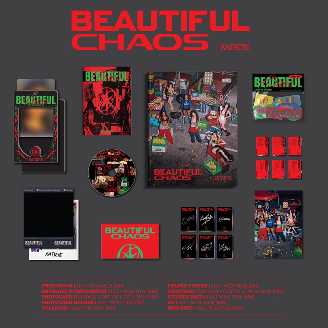 KATSEYE - Beautiful Chaos Sellados