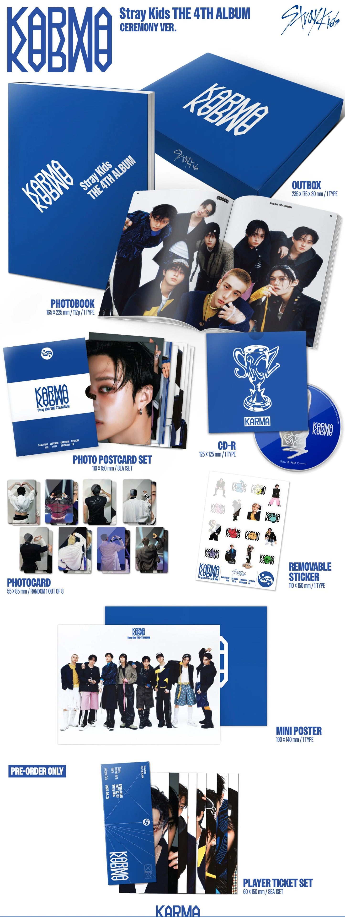 Stray Kids - The 4th Full Album KARMA Sellado