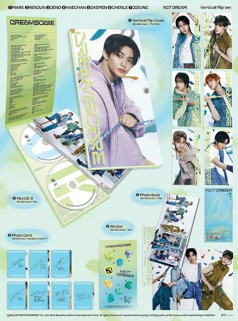 NCT DREAM - DREAMSCAPE 4TH FULL ALBUM VERTICAL FLIP VER
