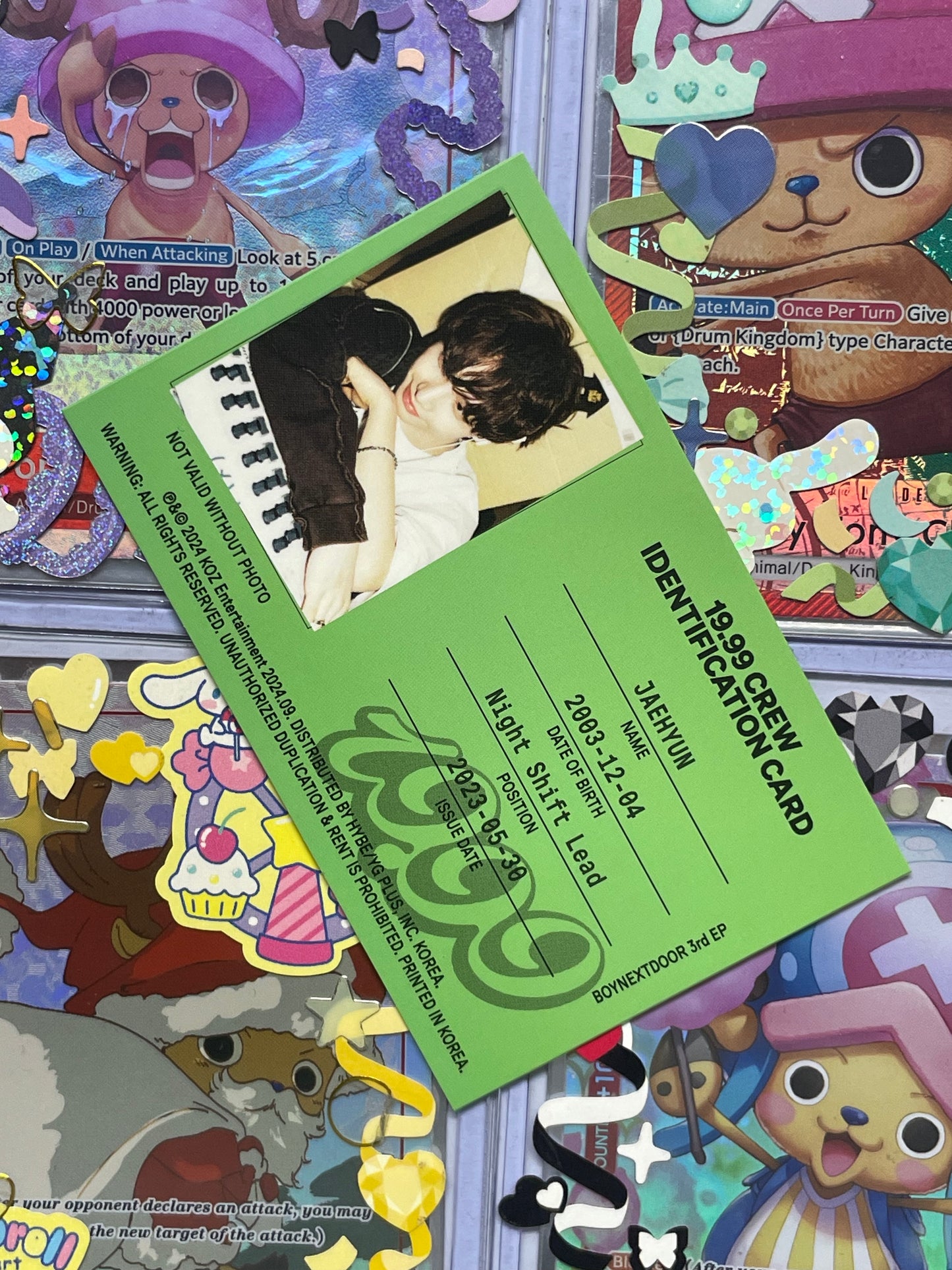 Jaehyun 19.99 ver Crew ID Card