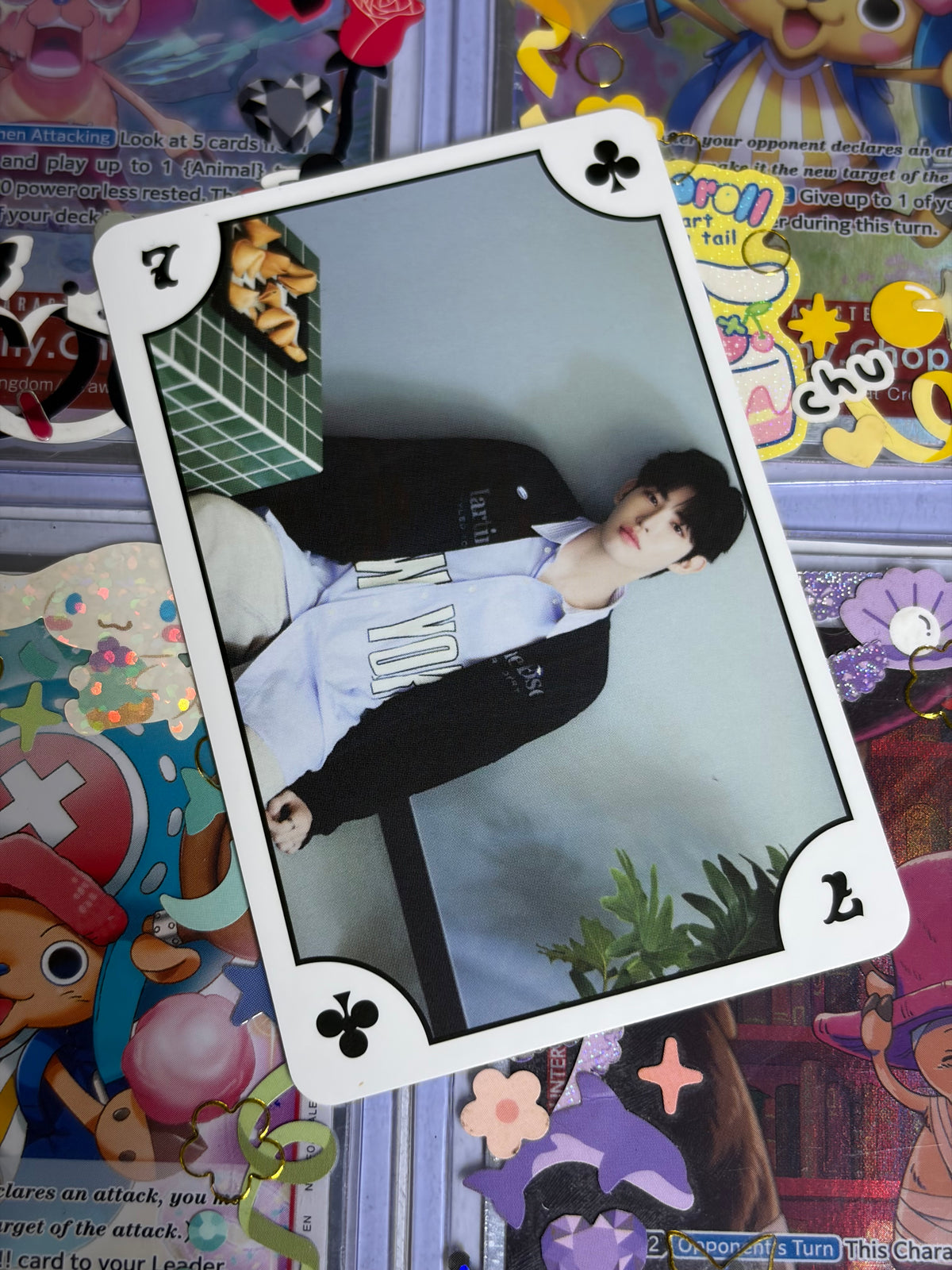Minje My First Flip ver Black Playing card
