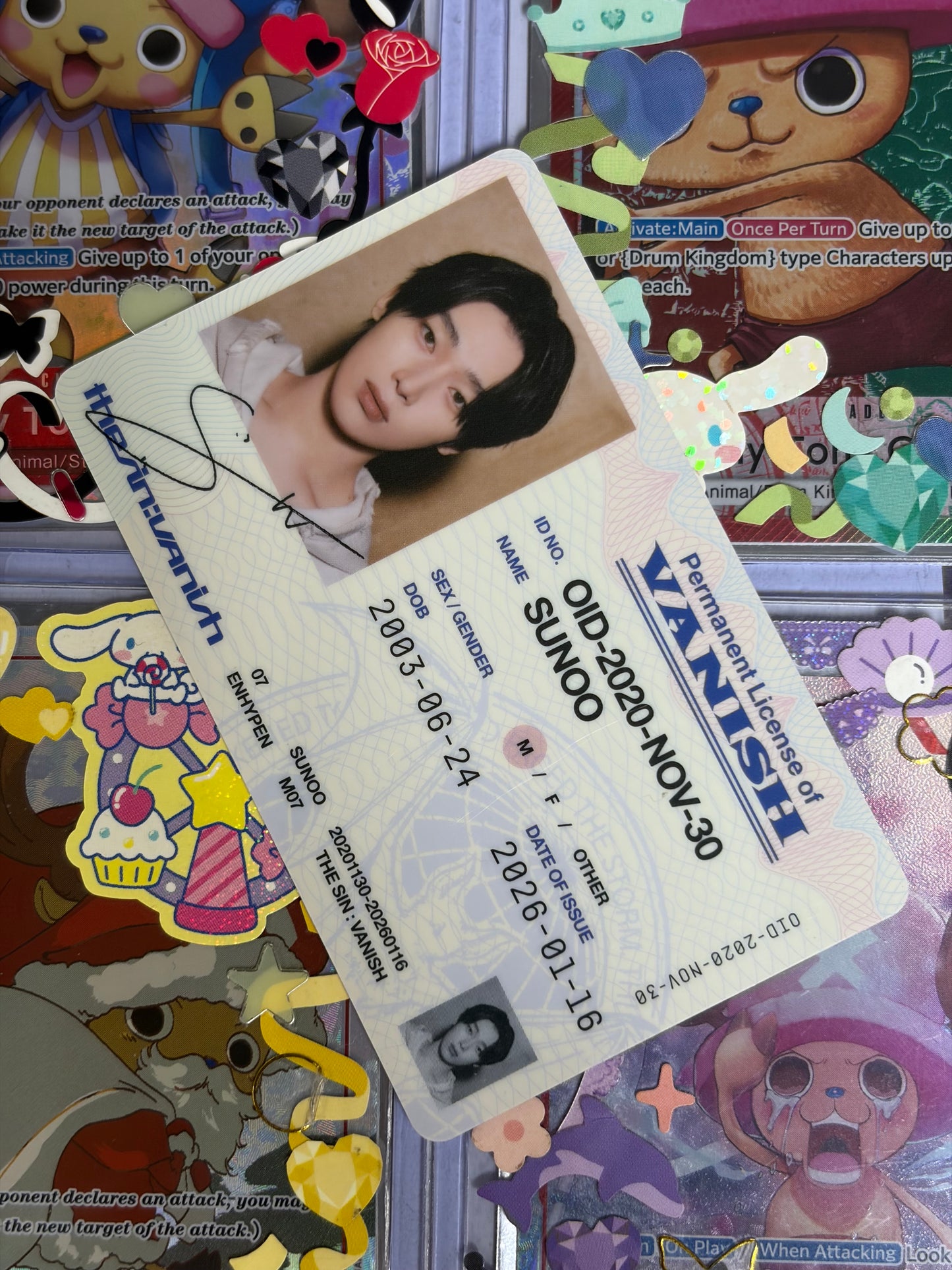 Sunoo The Sin : Vanish ver Fugitive ID
