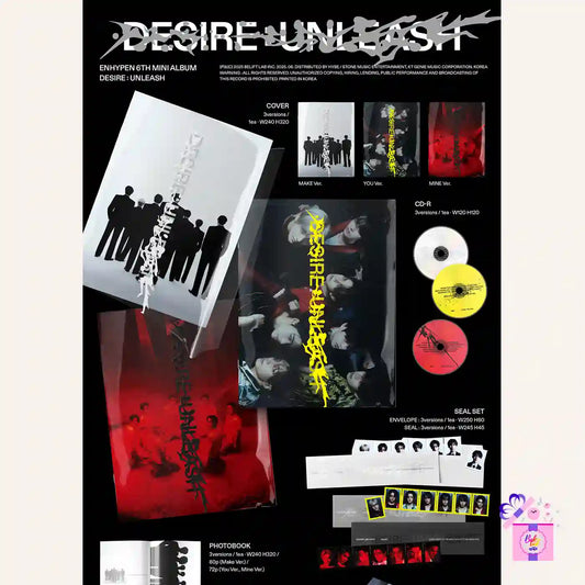 Enhypen - Desire - UNLEASH 6th Mini Album Sellados