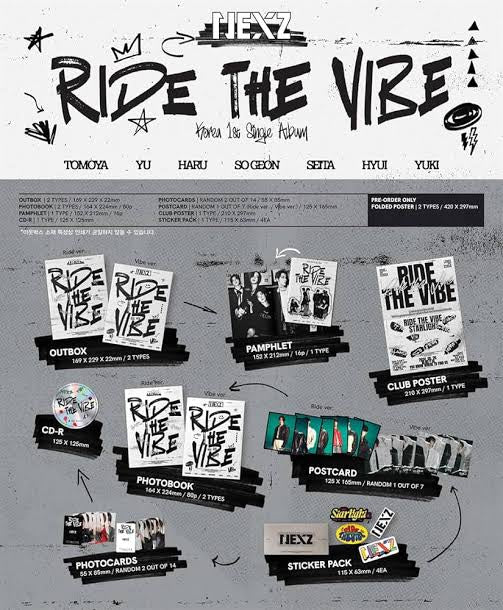 NEXZ RIDE THE VIBE ALBUM SELLADO