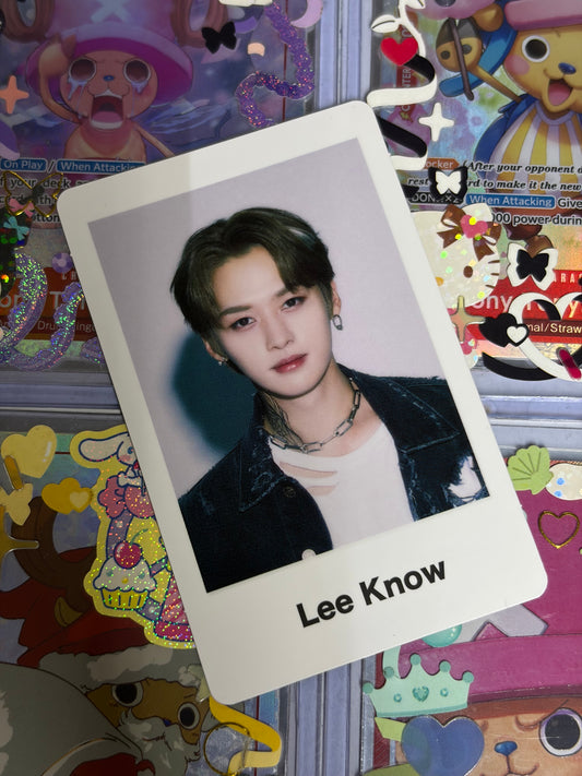 Lee Know Maniac Polaroid