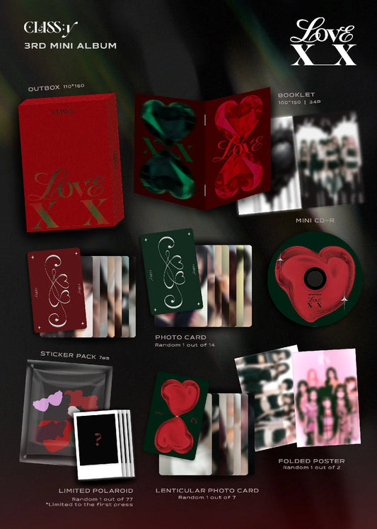 Class:y - Love XX Album Sellado 3rd Mini Album