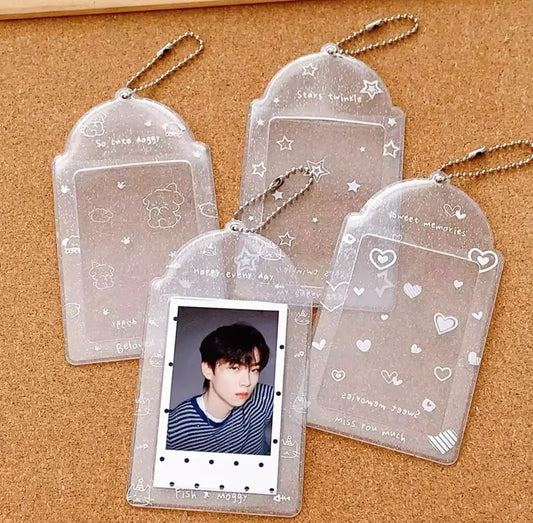 Holder Glitter transparente