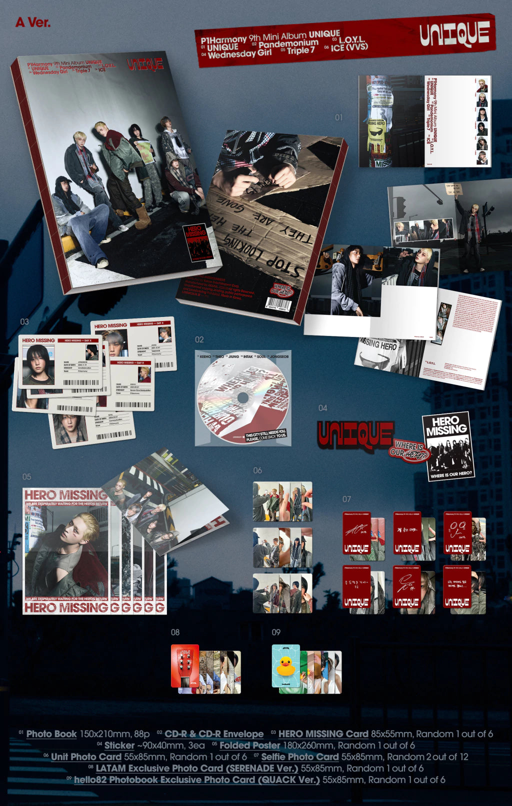 P1Harmony Uniqe Albumes Sellados