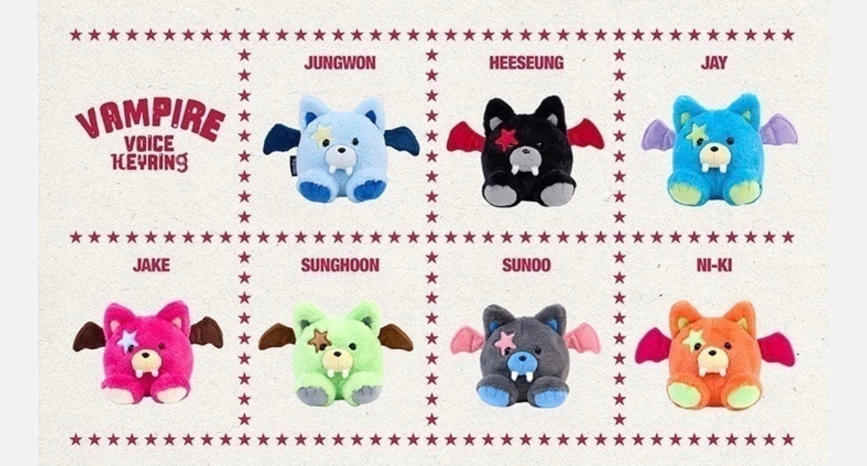 Enhypen Vampire Peluche llavero