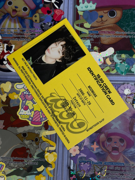 Woonhak 19.99 ver Crew ID Card