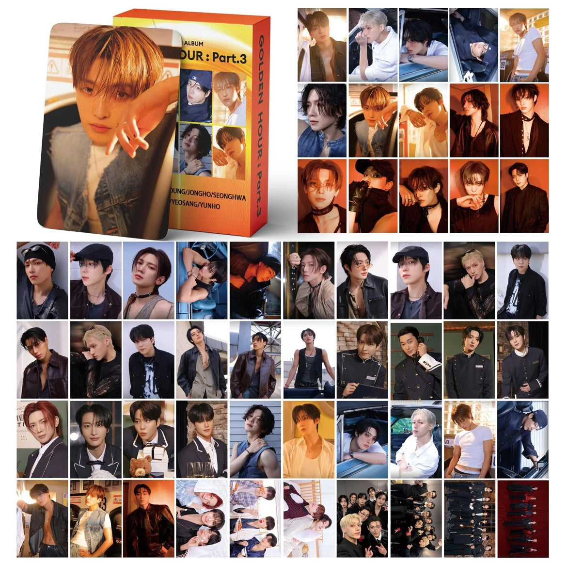 Ateez Lomocards